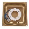 Wall light recessed or surface. Made of brass. ART BR4622