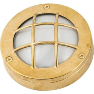 Decorative Wall Lights. Made of Brass. Round Surface Mount Light